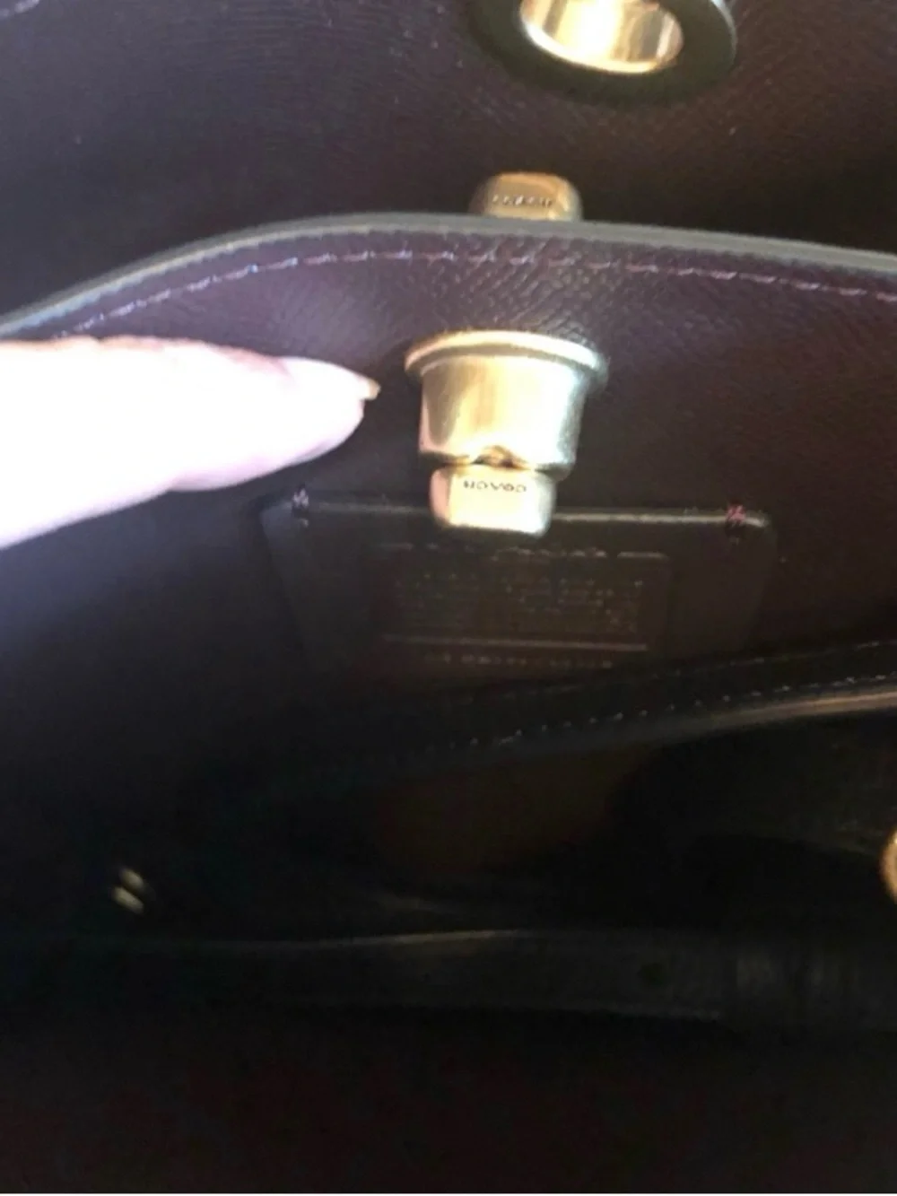 Coach Charlie Bucket Bag 21 in black - Picture 7 of 9